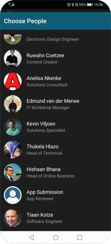 Kairos Staff Managemt App